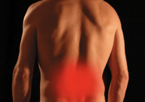 back pain radiating